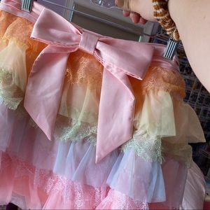 Sugar Thrillz Rainbow Miniskirt